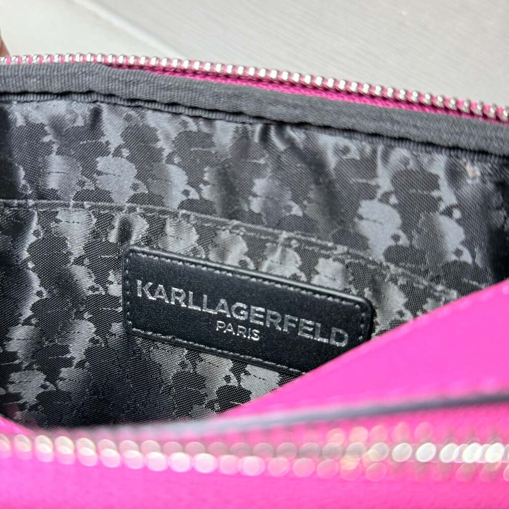 Karl Lagerfeld Paris Pink Camera Crossbody Bag - Picture 16 of 16